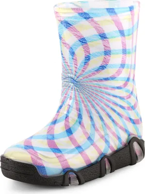Produktbild von Ladeheid Kinder Mädchen Jungen Gummistiefel Gefüttert Swk2021BW (Muster-53, 21/22)