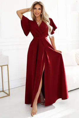 Produktbild von Kleid NUMOCO JENNIFER 581-2 BURGUND Größe: M