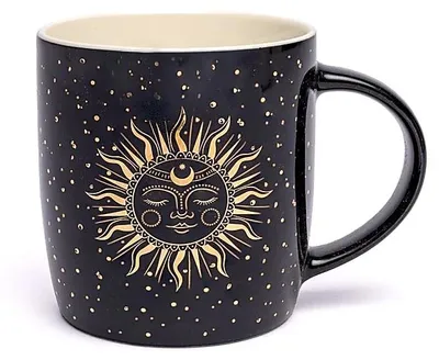 Productafbeelding van Mok Sun & Moon --verpakking van 2 stuks - ±400 Ml