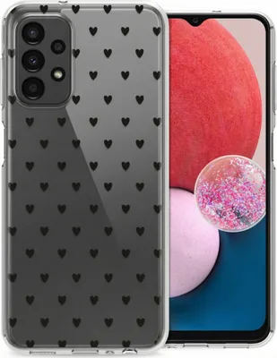 Produktbild von imoshion Design Hülle Samsung Galaxy A13 (4G) - Hearts All Over Black