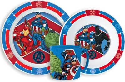 Image de Set de vaisselle Army, set en plastique pour micro-ondes avec tasse 265 ml
