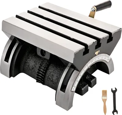 Produktbild von VEVOR Einstellbarer Frästisch 250 x 180 x 133mm, 0-40° Kreuztisch, Multifunktions Fräs Arbeitstisch, Koordinatentisch, kreuztisch für ständerbohrmaschine, Bohrtisch, Einstellbare Schwenkwinkelplatt