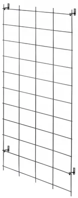 Obrázok produktu pre Záhradná pergola, odolná kovová konštrukcia, univerzálna vonkajšia dekorácia, čierna