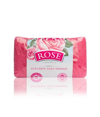Produktbild von Bulgarian Rose Original Seifenschwamm 70g