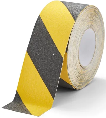 Produktbild von Antirutschband Duraline Grip 15mx75mm gelb/schwarz Packung mit 5 Stück