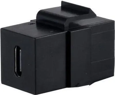Produktbild von S/CONN maximum connectivity Netzwerk Adapter-Keystone Verbinder USB-C-Buchse 3.1, 10Gbps (08-10040)