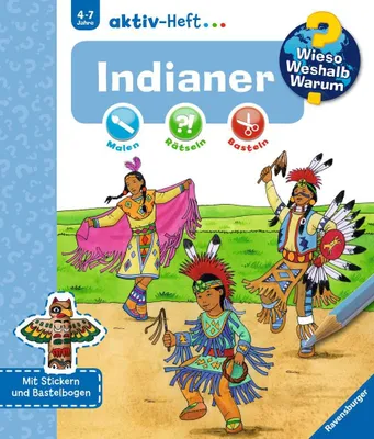 Produktbild von Wieso? Weshalb? Warum? aktiv-Heft: Indianer