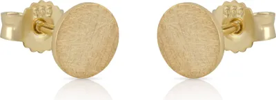 Produktbild von Paar Ohrstecker 333 Gelbgold 8 Karat 6.00mm Damen Ohrringe Eismatt 4855