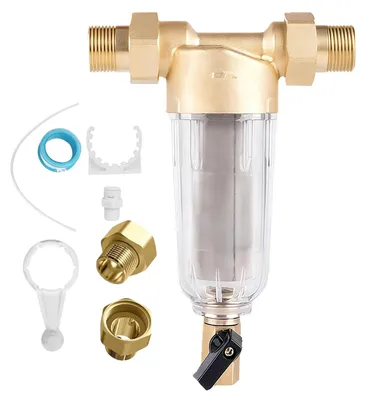 Image de Filtre à eau réutilisable, filtre de lavage à contre-courant de 1 pouce, filtre à sédiments pour eau de source