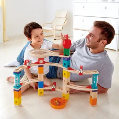 Obrázek produktu pro Hape - Quadrilla Marble Run Construction Castle Escape - HAPE  - (Spielwaren / Wooden)