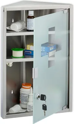 Image de Armoire à pharmacie avec porte vitrée