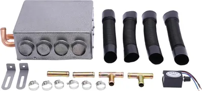 Immagine prodotto di Riscaldatore per auto - Riscaldatore/sbrinatore sotto il cruscotto - 12V - 8A - Compatto - Interruttore di livello - 30×26×13 cm