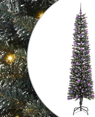 Immagine prodotto di vidaXL Albero di Natale artificiale a 300 LED con supporto Verde 210 cm