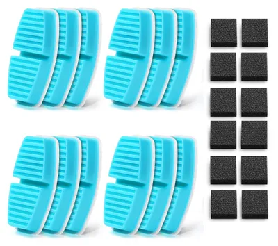 Produktbild von Solidchoice - Katzenbrunnen-Filter: 12 Kohlefilter und 12 Schaumstofffilter