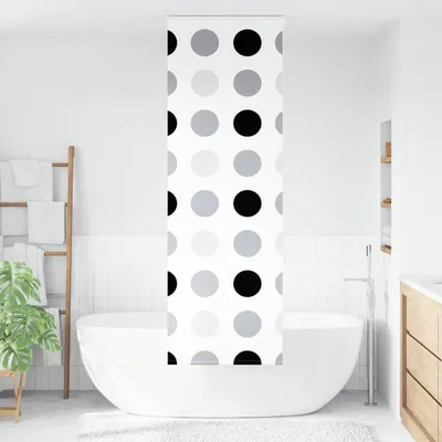 Immagine prodotto di vidaXL Tenda a rullo per doccia con cassonetto 60x240 cm Larghezza del tessuto 56 cm