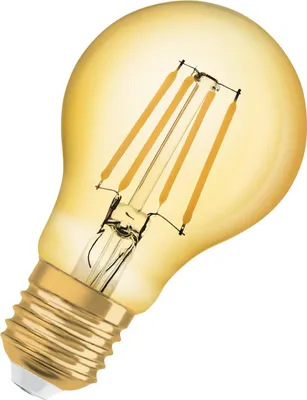 A close-up studio shot of a vintage-style LED light bulb.