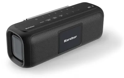 Image de Karcher DAB Go Haut-parleur Bluetooth portable & radio numérique DAB+ / FM avec écran couleur 2,4"/ son stéréo 5 watts