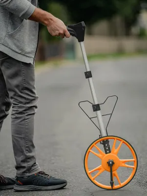 Obrázok produktu pre Bradas DIY-MW10-D/CB Meracie koleso Bradas s digitálnym počítadlom a teleskopickou rukoväťou, v kufríku