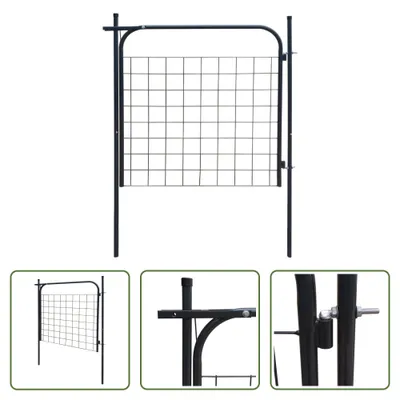 Immagine prodotto di The Living Store Gartenzauntor 100 x 100 cm Anthrazit