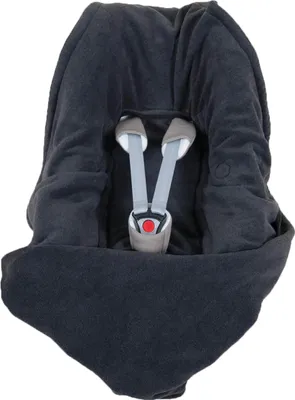 Zdjęcie produktu dla Koc polarowy Hoppediz® wykonany z miękkiego polaru 0.80m x 0.80m Kolor: antracytowy