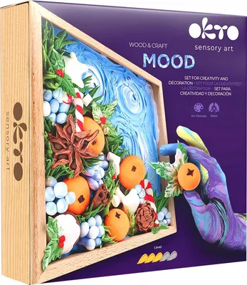 Produktbild von OKTO Wood&Crafts Creative Kit "Freude" 3D Bild
