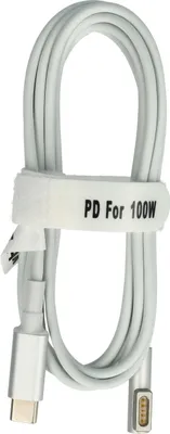 Produktbild von vhbw Adapterkabel USB Typ C auf MagSafe 1 kompatibel mit Apple MacBook Air 11", 13" Notebook, Laptop - 170 cm, 100 W, PVC
