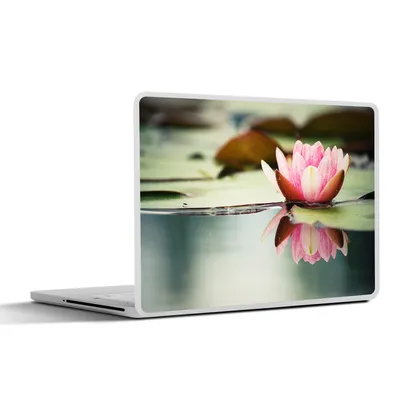 Produktbild von MuchoWow® Laptop Aufkleber Sticker Cover Seerose - Blumen - Wasser 30x22 cm - Laptop-Sticker