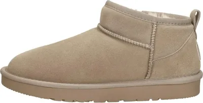 Productafbeelding van SUB55 Enkellaarsjes Plat Enkellaarsjes Plat - beige - Maat 41