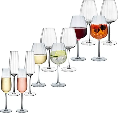 Produktbild von Villeroy & Boch Rose Garden Wein- und Sektgläserset 12-tlg.