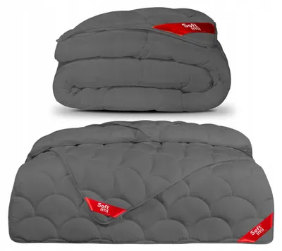 Produktbild von Softimi Ganzjahresdecke Antiallergisch Grau 180x200 Warm