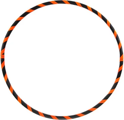 Produktbild von Faltbarer Anfänger Hula Hoop Reifen, Neon-Orange Ø90cm