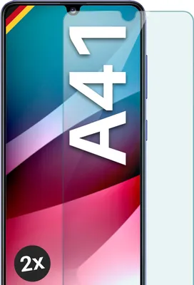 Produktbild von Glas Schutzfolie für Samsung Galaxy A41, Stückzahl:2er Set