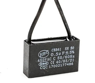 CBB61-Kondensator 450 V 0,5 µF für Ventilatoren und Motoren