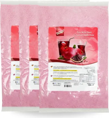 Produktbild von Granatapfeltee Pulver 3x 1 kg Instantgetränk köstlich & fruchtig