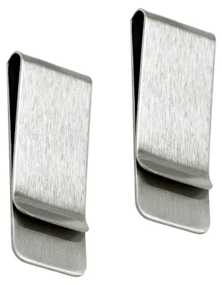 Produktbild von Geldklammer aus Edelstahl für Herren, Geldscheine und Zubehör, klassisch in Silber