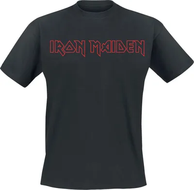 Produktbild von Iron Maiden T-Shirt Herren Revised Logo schwarz 3XL