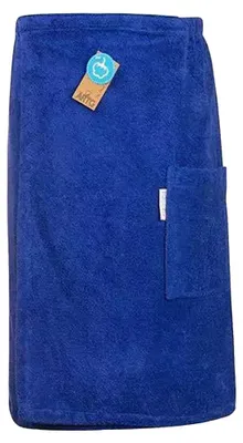 Productafbeelding van ARTG - Saunakilt, effen kleur LT6177 (65 cm x 150 cm) (echt blauw)