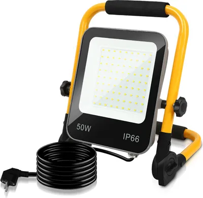 Immagine prodotto di Hengda LED faro da costruzione luce da lavoro 50W 4000LM bianco freddo LED proiettore proiettore