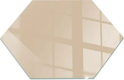 Produktbild von Glasbodenplatte für H 40 cm – Kaminofen – Kaminplatte Glas – Schutzglas – Funkenschutzplatte –Glasbodenplatte Feuerfeste – Hitzeschutzplatte – Bodenschutz aus Glas – Farbe Beige