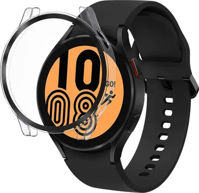 Produktbild von Hülle für Samsung Galaxy Watch 4 44mm - Transparent Hartschutz Displayschutzfolie Phonillico®