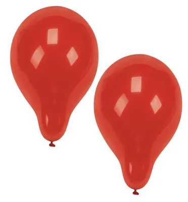 Obrázek produktu pro Papstar Luftballons rot Helium geeignet Durchmesser 25cm 10 Stück