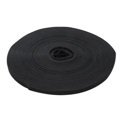 Produktbild von Klettband, schwarz 10 mm x 25 m