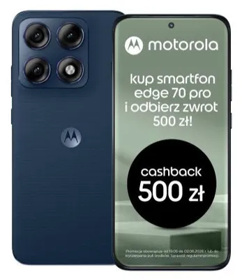 Obrázek produktu pro Motorola edge 70 pro , 17,2 cm (6.78"), 8 GB, 256 GB, 50 MP, Android 16.0, Tmavě modrá