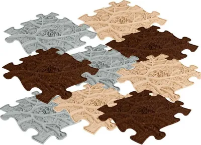 Zdjęcie produktu dla Mata sensoryczna ortopedyczna z puzzlami Zestaw Roots