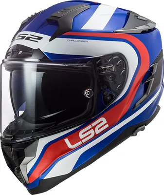 Produktbild von LS2 FF327 Challenger Fusion Helm Farbe: Blau/Rot, Grösse: XXS
