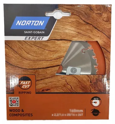 Produktbild von Norton Kreissägeblatt Hartmetall Holz 210x30 mm 24 Zähne