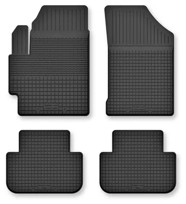 Zdjęcie produktu dla Dywaniki gumowe do Honda Civic VII 2001-1007 – 4 szt., czarne, dobierane – Wielganizator Semi-Universal