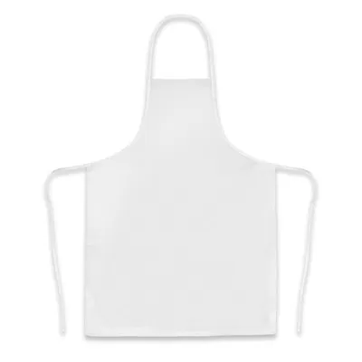 Produktbild von zástěra kuchyňská, ELEGANTNÍ zástěra dámská kuchyňská/zástěra pánská, do kuchyně, na grilování, BÍLÁ 68x94cm