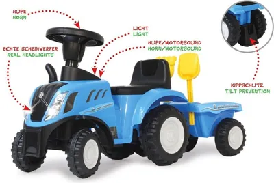 Immagine prodotto di Jamara Rutscher New Holland t7 Traktor blau               1+