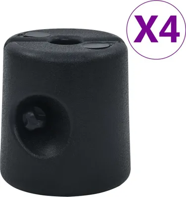 Produktbild von Pavillon-Gewichte 4 Stk. PE Schwarz